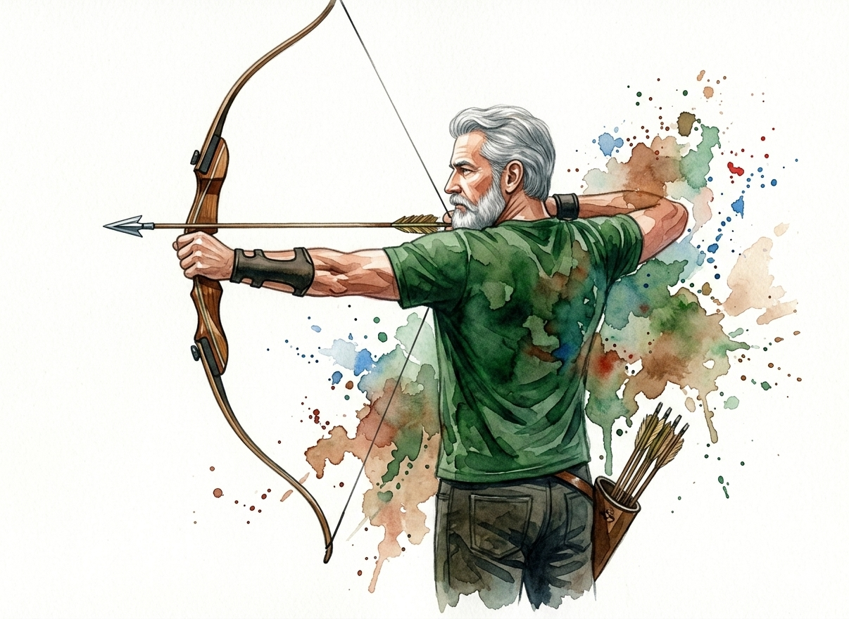 Łucznik przed strzałem